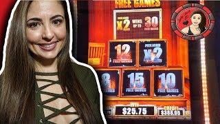 The Walking Dead Slot Machine Bonus Wins in Las Vegas!!