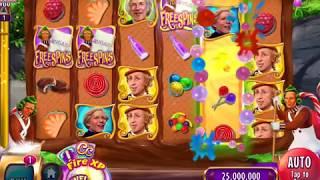 WILLY WONKA: CHOCOLATE WATERFALL Video Slot Casino Game with a "BIG WIN" FREE SPIN BONUS