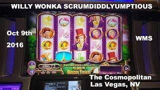 Willy Wonka Scrumdiddlyumptious Live Play MAX BET slot machine The Cosmopolitan Las Vegas