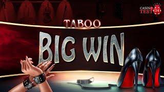 BIG WIN IN BONUS ON TABOO SLOT (ENDORPHINA) - 1,50€ BET!