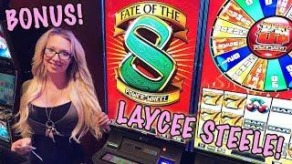 • $100 Power Wheel Bonus on Fate of the 8! •Laycee Steele | Slot Ladies