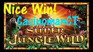 Super Jungle Wild - WMS Slot Bonus Win - Max Bet