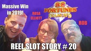 Scientific Games - 88 Fortunes Diamond - New - Max Bet - Amazing Win! - Slot Story # 20