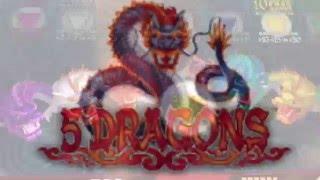 5 Dragons Slot Machine ~ WONDER 4 ~ SUPER FREE GAMES • DJ BIZICK'S SLOT CHANNEL