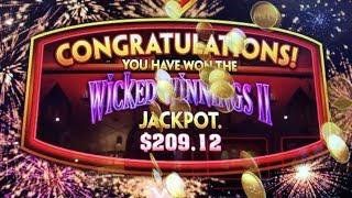 $40.00 IN - HOW MUCH DID I WIN?  WICKED WINNINGS 2 + BUFFALO DELUXE SLOT POKIE BONUSES