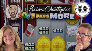 BRIAN CHRISTOPHER POP N PAYS MORE SLOT! ENJOYING SLOTS WITH MY BESTIES! ATHENA, CAROL & MORE!