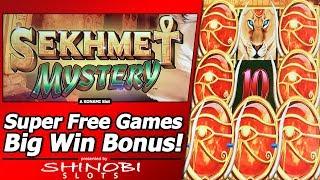 Sekhmet Mystery Slot - Quick Free Spins Bonus with 28x Multiplier