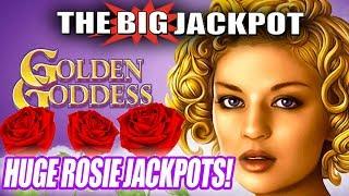 •HUGE ROSIE JACKPOTS! •Golden Goddess STRIKES AGAIN! •Lodge Casino JACKPOTS!