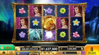 SPIRIT OF THE UNICORN Video Slot Casino Game with a RAINBOW UNICORN FREE SPIN BONUS