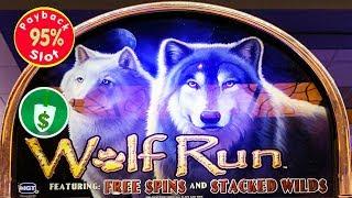 Wolf Run 95% payback slot machine