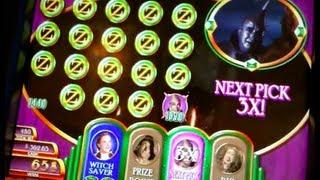 Ruby Slippers: MAX BET And BIG WIN (Witch Bonus, Nearly CLEARED)