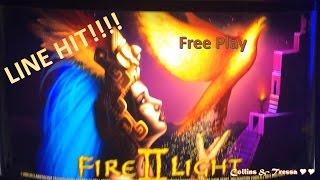 ~NICE WIN~  Fire Light • Slot Machine Line Hit •Free Play•