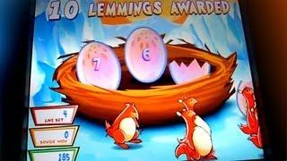 Lucky Lemmings Bonus - 5c WMS Video Slot Game