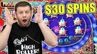 I Finally Hit a Bonus on Pinball Betting $30 a Spin!