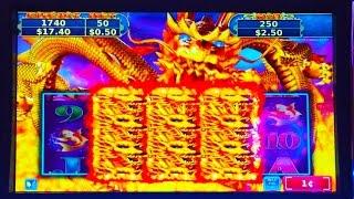 ++NEW Rising Fire Dragon slot machine, Double, Bonus or Bust 2