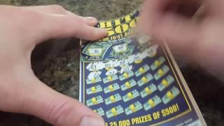 NEW! MICHIGAN LOTTERY "HIT $500" SCRATCH OFF TICKET. WIN $1 MILLION FREE ENTRY!!