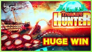HOT NEW GAME! Treasure Hunter Slot - HUGE WIN BONUS!