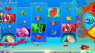 GOLD FISH 3 Video Slot Casino Game with a BLUE FISH 