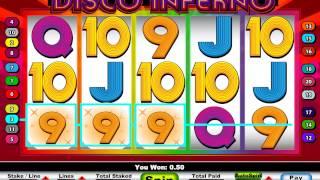 Mazooma Disco Inferno Free Spins And Hall Of Fame Bonus Fruit Machine Video Slot