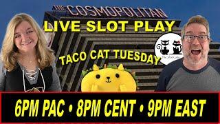 ⋆ Slots ⋆ (LIVE SLOT PLAY) TACO CAT TUESDAY 01/12/2021