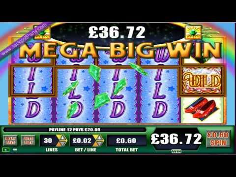 £315 MEGA BIG WIN (525 X STAKE) WIZARD OF OZ™ JACKPOT PARTY® BEST ONLINE CASINO SLOT GAMES