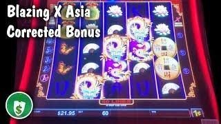 Blazing X Asia slot machine, Corrected Bonus