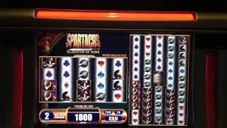 Sparticus Slot Machine Bonus - Free Spins
