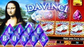 Da Vinci Diamonds - Live Bonus + Play - 5c IGT Video Slots