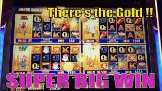 •SUPER BIG WIN•THERE'S THE GOLD Slot machine (Aristocrat)•Super Fun Bonus game ! San Manuel Casino•彡