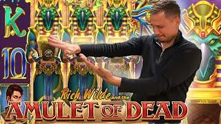 AMULET OF DEAD BIG WIN - OUR BIGGEST WIN ON THIS NEW CASINO SLOT