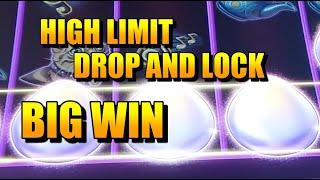 BIG WIN!  High Limit Drop and Lock Slot