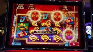Konami Golden Power Ingots BIG WIN ! Slot machine Free spins bonus Max bet