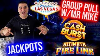 Winning Jackpots On High Limit Slots | High Limit Group Pull W/ MR MIKE Slots