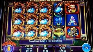 Double Impact Double Hit Progressives Slot Machine *LOTS OF DRAGONS* Live Play Bonus!