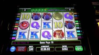 Clovers Gold slot machine bonus win at Parx Casino