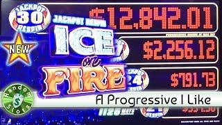 •️ New - Jackpot Respin Ice on Fire slot machine, Bonus