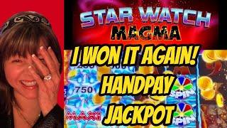 I was shocked! 2nd Maxi Jackpot Handpay! Star Watch Magma.