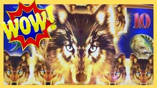 HUGE WIN on KONAMI Golden Wolves! The Wolves Brought Their Friends! | Casino Countess