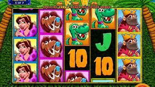 CAVE KING Video Slot Casino Game with a FREE SPIN BONUS