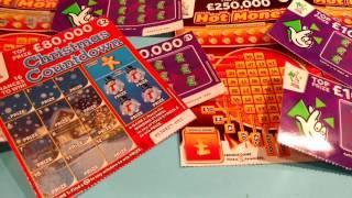 Scratchcards Christmas Countdown...100,000 Purple and Hot Money...