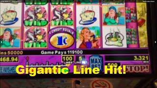 Gigantic Line Hit Stinkin Rich Slot Machine