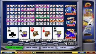 Europa Casino 25 Line Aces and Faces Video Slots