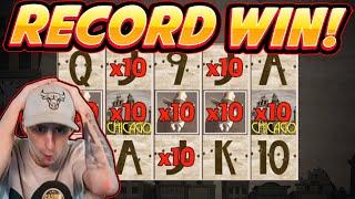 RECORD WIN!! Chicago BIG WIN - EPIC WIN from CasinoDaddy Live Stream