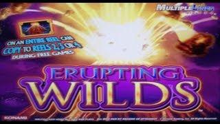 Konami Gaming - Erupting Wilds Slot Bonuses ~New Release~