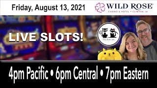 LIVE SLOT PLAY from WILD ROSE CLINTON!