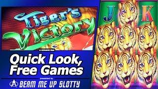 Tiger's Victory Slot - TBT Quick Free Spins Bonus with Stacked Wilds