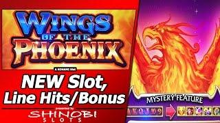 Wings Of The Phoenix Slot - First Look with Full-Screens in new Konami title