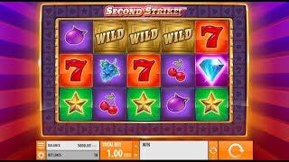 Second Strike Online Slot from Quickspin - Second Strike Feature!