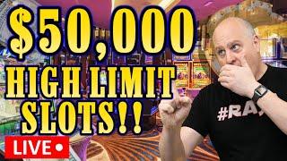 $50,000 MASSIVE HIGH LIMIT LIVE PLAY ⋆ Slots ⋆ CYBER MONDAY SLOT SPECIAL!