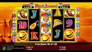 King's Jester Slot - Big Win - Multi-Retrigger - Novomatic